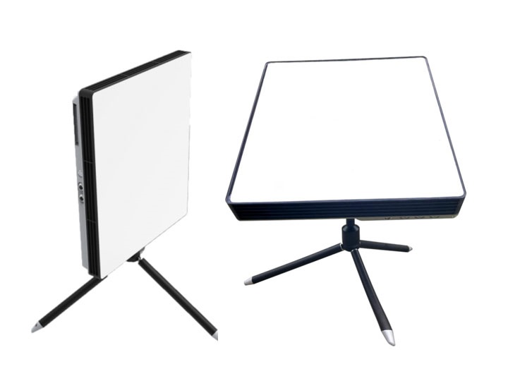 Ku-band portable flat satellite antenna