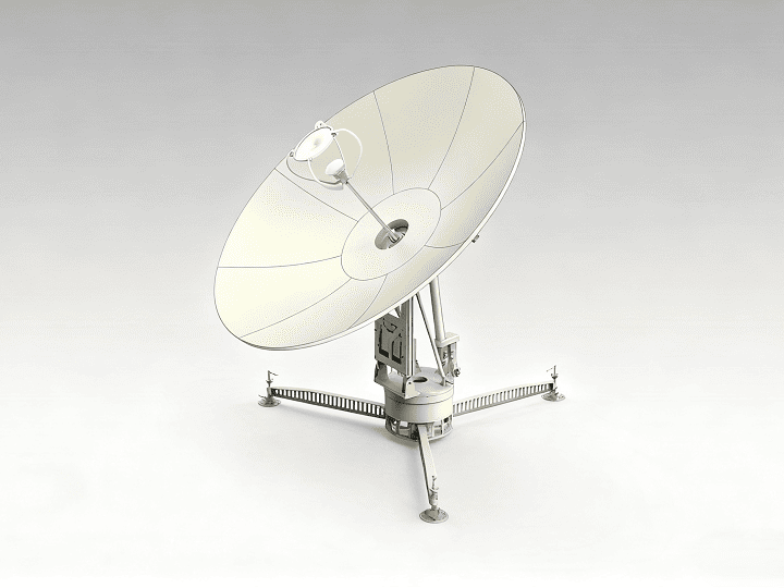 2.4m automatic transportable antenna